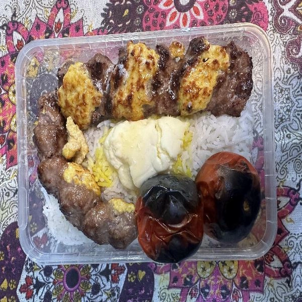 چلو کوبیده نگینی مخصوص