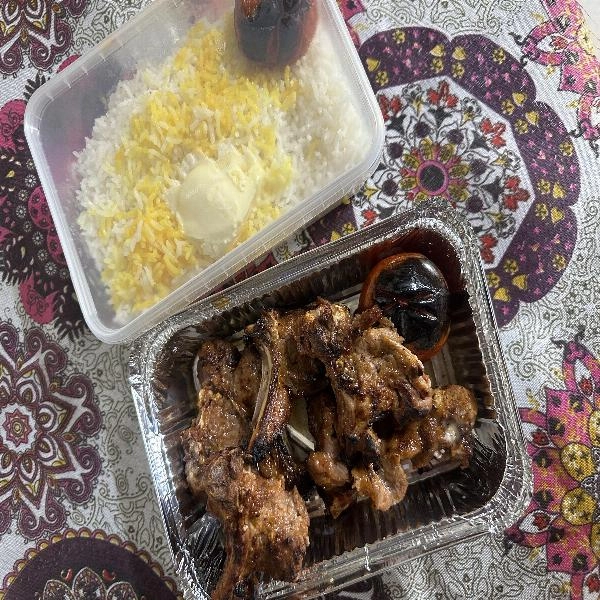 چلو شیشلیک با استخوان شاندیزی