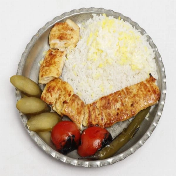 چلوجوجه مخصوص با کره محلی قیمت ۱۸۰ تومان